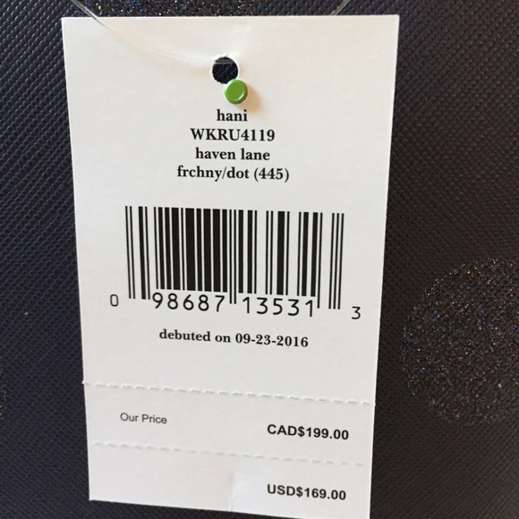 NWT KATE SPADE HANI HAVEN LANE FRCHNY SATCHEL TOTE - Picture 5 of 8